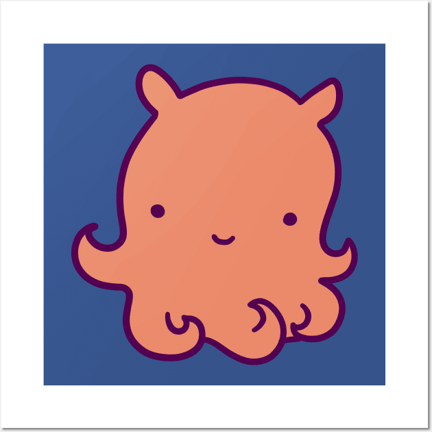 Dumbo Octopus Blob Wall Art by saradaboru